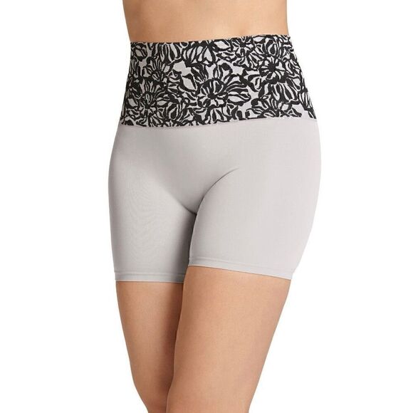 JOCKEY ESSENTIALS NWT women’s nude & gray seam free slimming shorts and high wai - Picture 8 of 10